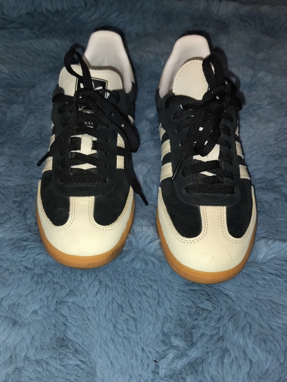 adidas Black, White & Gum Retro Men’s Sneakers